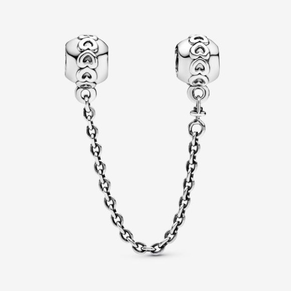 Band Of Hearts Safety Chain Charm Pandora Jewellery South Africa