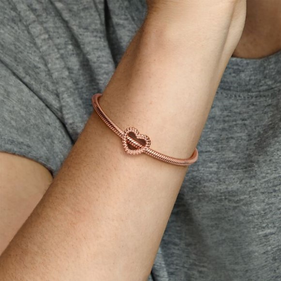 Beaded Open Heart Charm Pandora Jewellery South Africa Rose Gold Plated