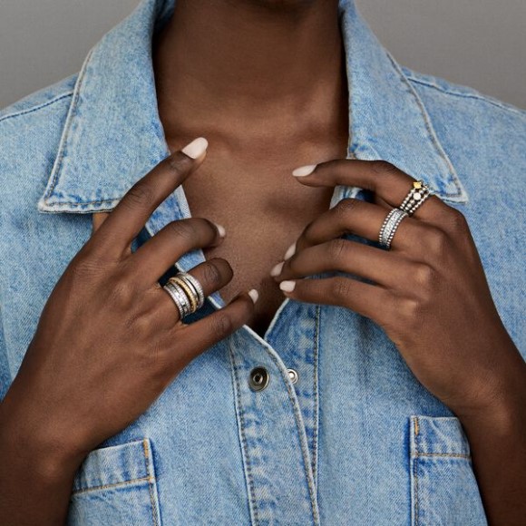 Beaded Pave Band Ring Pandora Jewellery South Africa