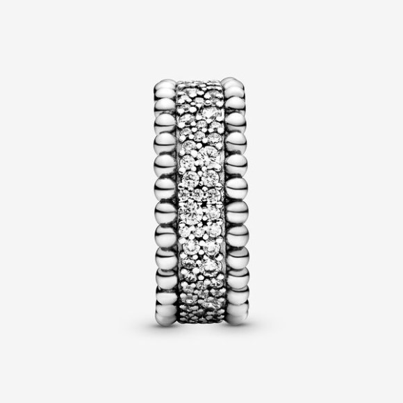 Beaded Pave Band Ring Pandora Jewellery South Africa