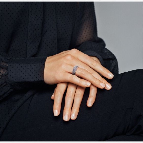 Beaded Pave Band Ring Pandora Jewellery South Africa