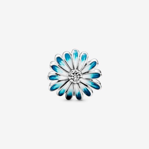 Blue Daisy Flower Charm Pandora Jewellery South Africa Sterling Silver