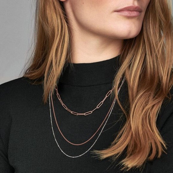 Curb Chain Necklace Pandora Jewellery South Africa Rose Gold Plated