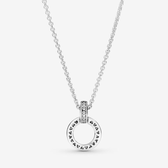 Double Circle Pendant Necklace Pandora Jewellery South Africa