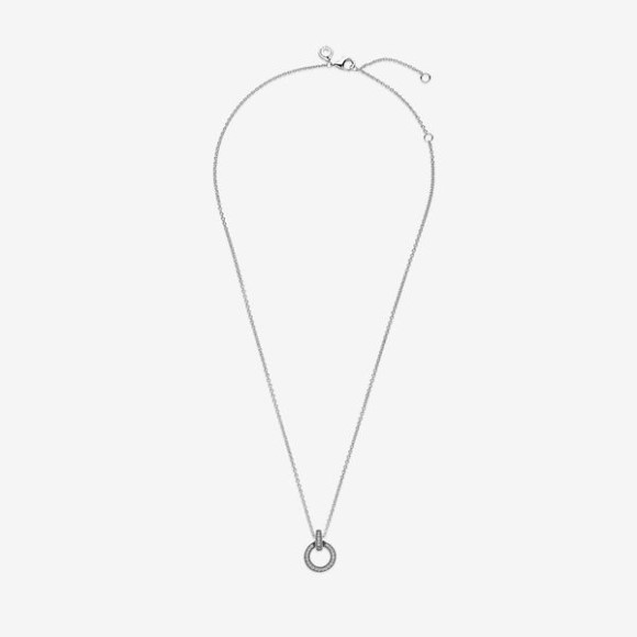 Double Circle Pendant Necklace Pandora Jewellery South Africa