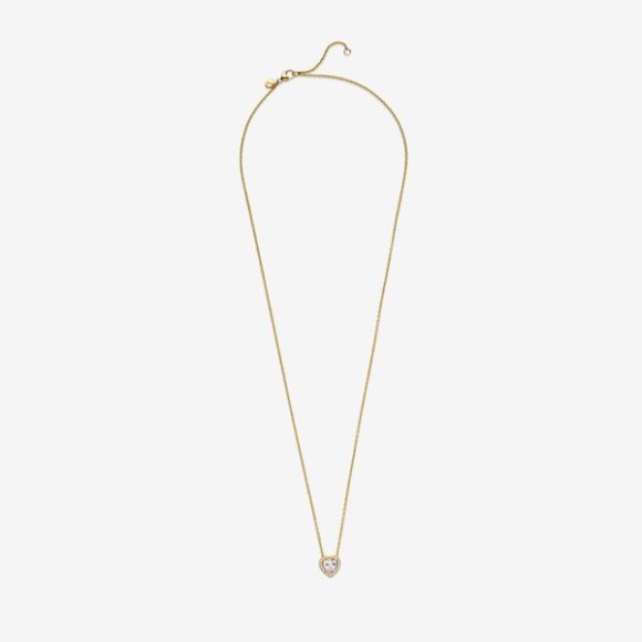 Elevated Heart Necklace Pandora Jewellery South Africa Gold