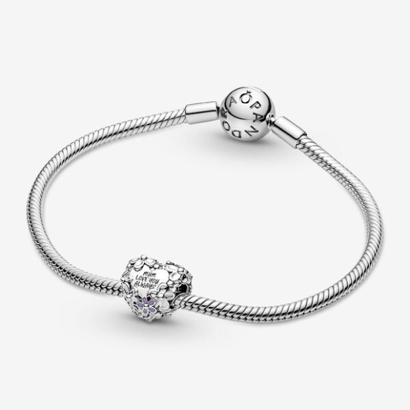 Mom Daisy Heart Charm Pandora Jewellery South Africa