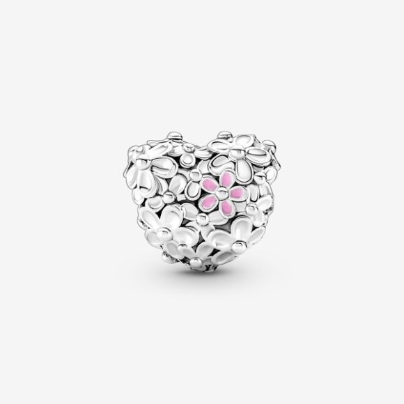 Mom Daisy Heart Charm Pandora Jewellery South Africa