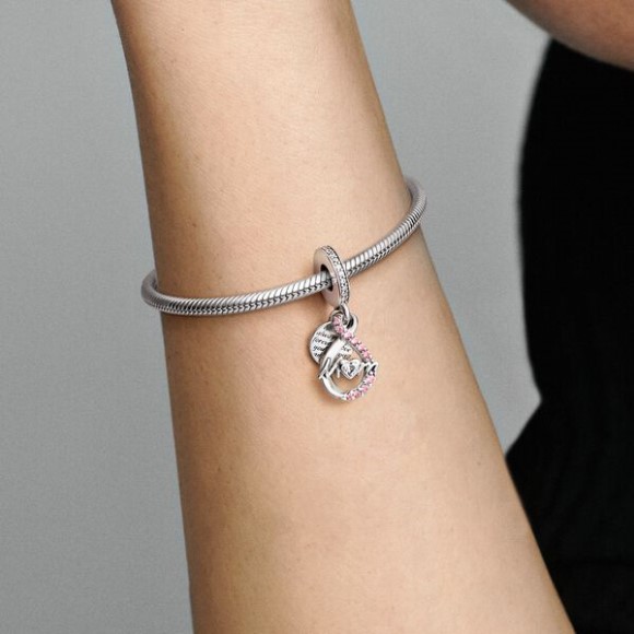 Mom Infinity Pave Double Dangle Charm Pandora Jewellery South Africa