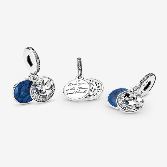 Moon Blue Sky Dangle Charm Pandora Jewellery South Africa