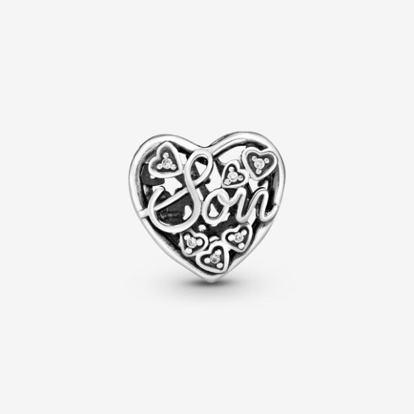Mother And Son Script Openwork Charm-Final Sale Pandora Jewellery South Africa