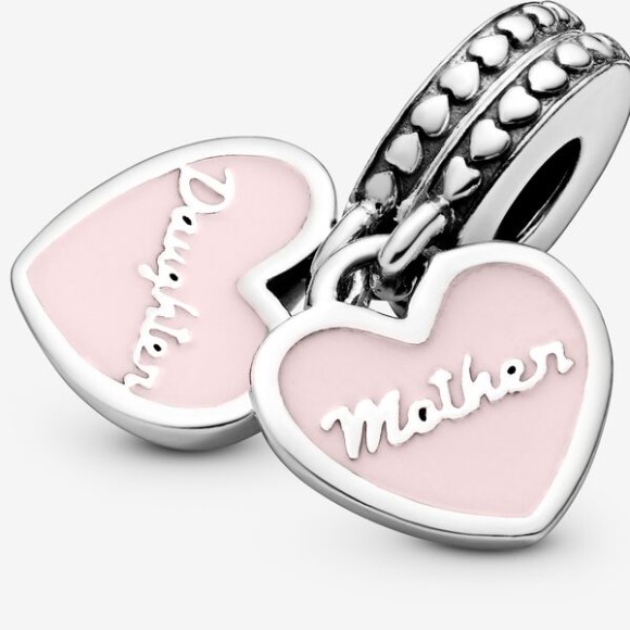 Mother Daughter Hearts Dangle Charm Pandora Jewellery South Africa