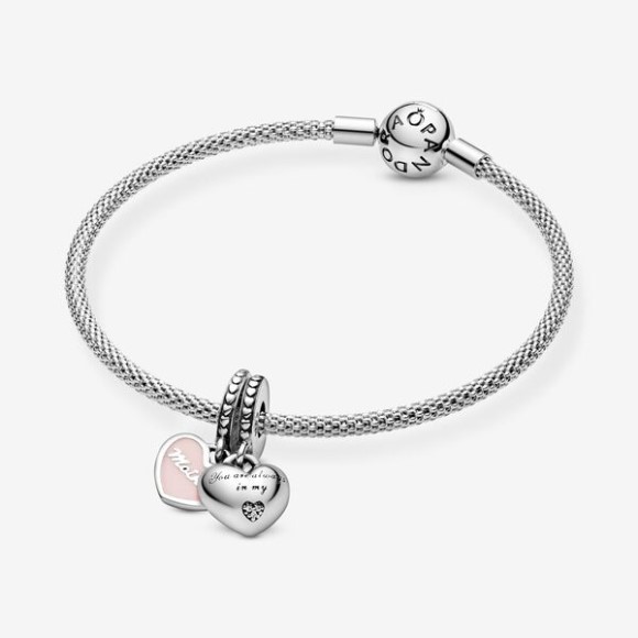 Mother Daughter Hearts Dangle Charm Pandora Jewellery South Africa
