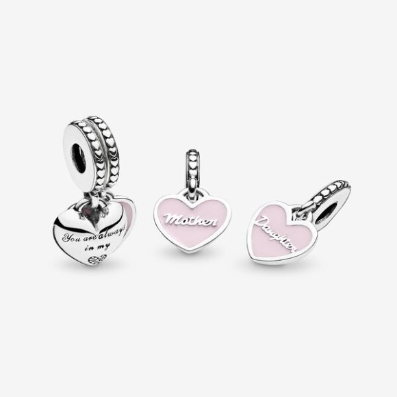 Mother Daughter Hearts Dangle Charm Pandora Jewellery South Africa