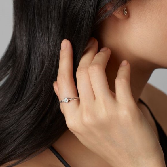 Pandora Jewellery South Africa Brilliance Lab-Created 015 Ct Tw Diamond Ring