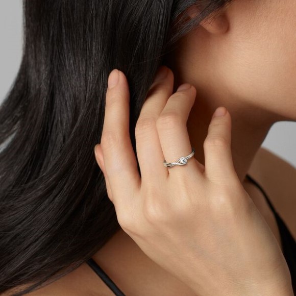 Pandora Jewellery South Africa Brilliance Lab-Created 015 Ct Tw Diamond Ring