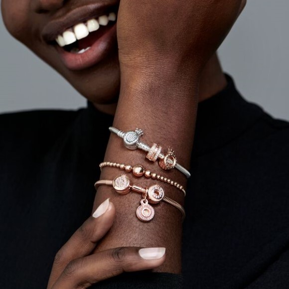 Pandora Jewellery South Africa Logo Crown O Charm Rose Gold Plated