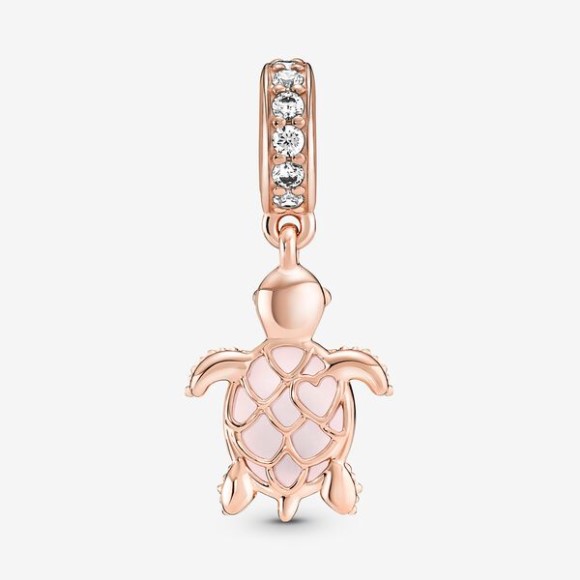 Pandora Jewellery South Africa Murano Glass Pink Sea Turtle Dangle Charm