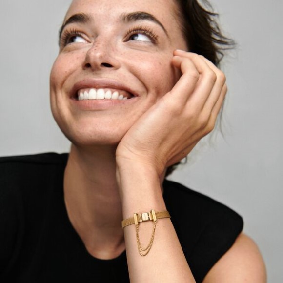 Pandora Jewellery South Africa Safety Chain Clip Charm-Final Sale Gold Plated