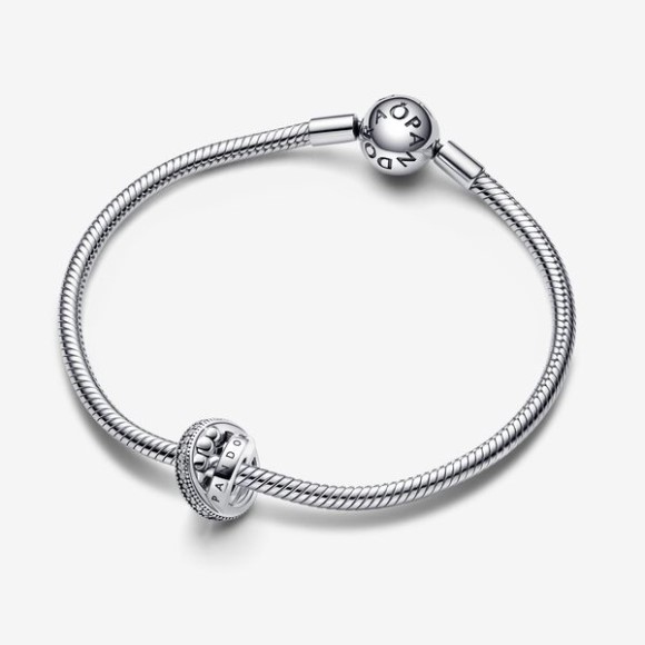 Pandora Jewellery South Africa Signature Logo Pave Beads Charm