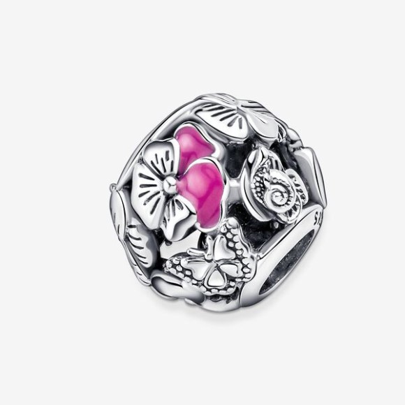 Pansy Flower Friends Charm Pandora Jewellery South Africa