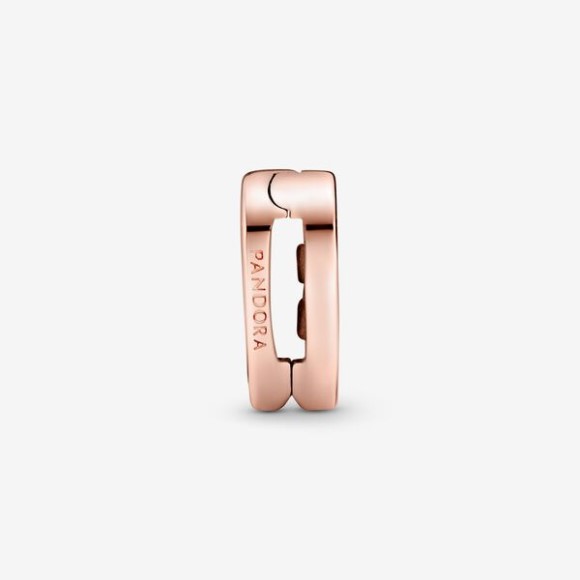 Pave Heart Clip Charm Pandora Jewellery South Africa Rose Gold Plated