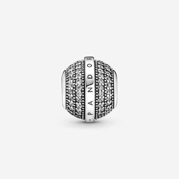 Pave Logo Charm Pandora Jewellery South Africa