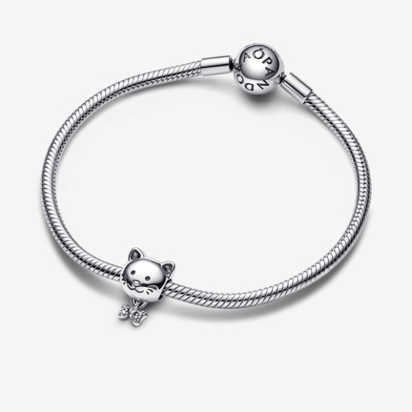 Pet Cat Bow Charm Pandora Jewellery South Africa