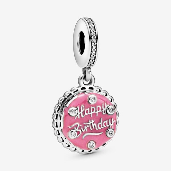 Pink Birthday Cake Dangle Charm Pandora Jewellery South Africa