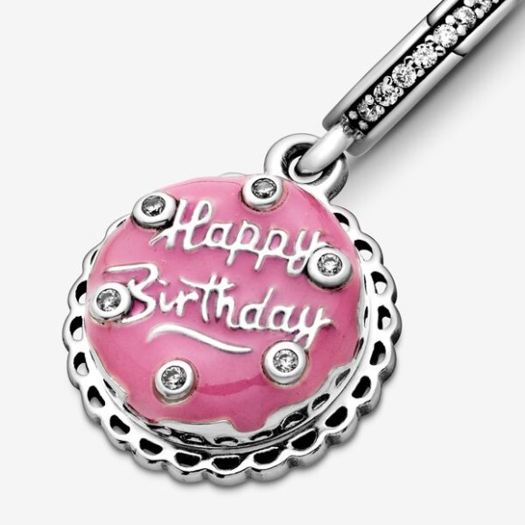 Pink Birthday Cake Dangle Charm Pandora Jewellery South Africa