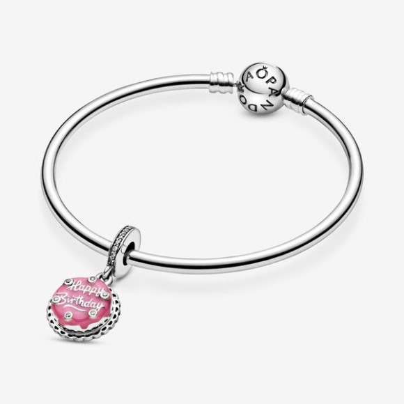 Pink Birthday Cake Dangle Charm Pandora Jewellery South Africa