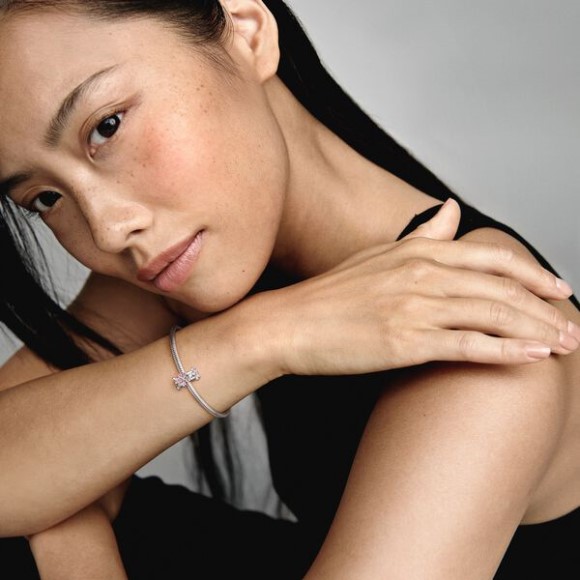 Pink Daisy Flower Clip Charm Pandora Jewellery South Africa Sterling Silver