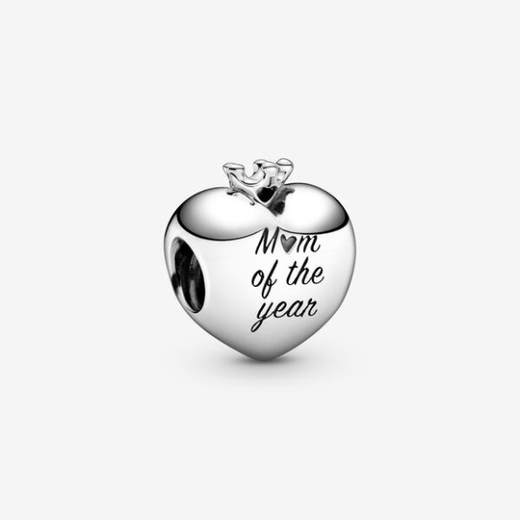 Mom Of The Year Heart Charm-Final Sale Pandora Jewellery South Africa Sterling Silver