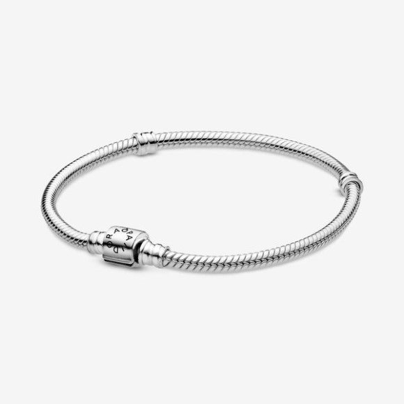 Pandora Jewellery South Africa Moments Barrel Clasp Snake Chain Bracelet Sterling Silver