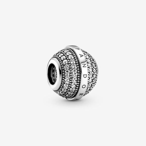Pave Logo Charm Pandora Jewellery South Africa
