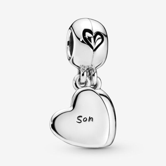 Mother Son Heart Split Dangle Charm Pandora Jewellery South Africa