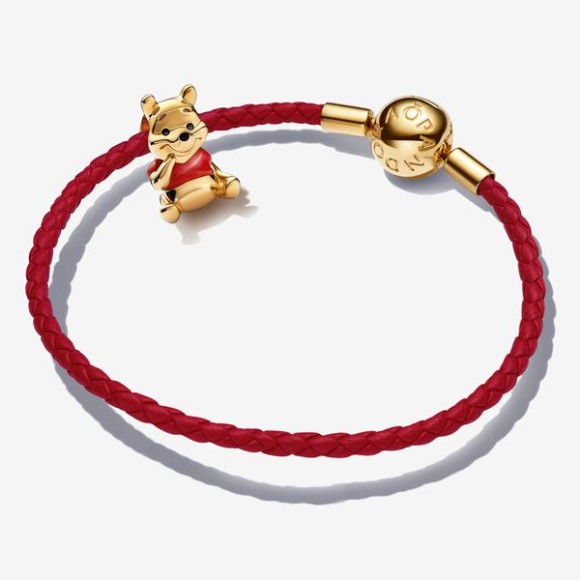 Pandora Jewellery South Africa Winnie The Pooh Red And Gold Leather Bracelet Set