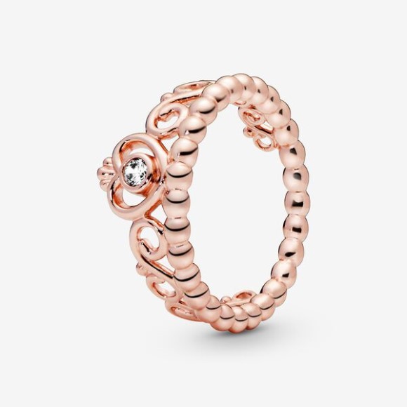 Princess Tiara Crown Ring Pandora Jewellery South Africa Rose Gold Plated