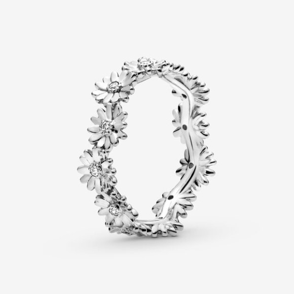 Sparkling Daisy Flower Crown Ring Pandora Jewellery South Africa Sterling Silver