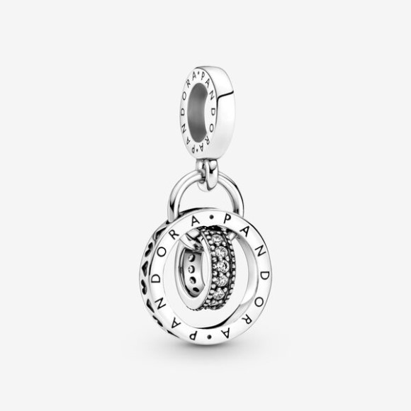 Pandora Jewellery South Africa Logo Circles Dangle Charm