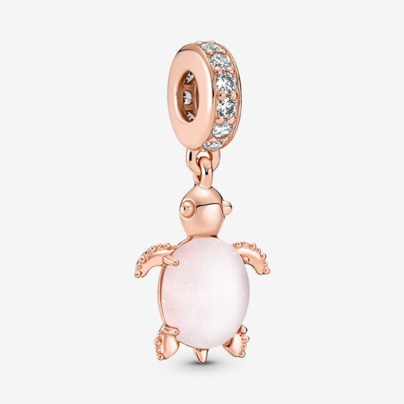 Pandora Jewellery South Africa Murano Glass Pink Sea Turtle Dangle Charm