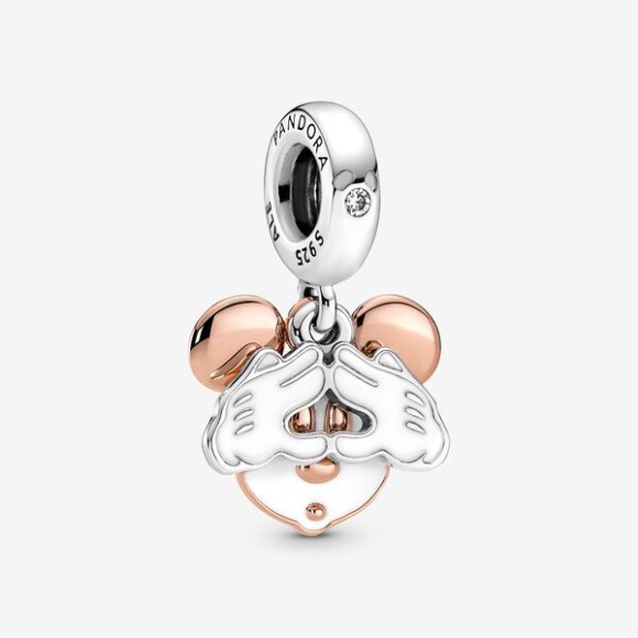 Disney Mickey Mouse Double Dangle Charm Pandora Jewellery South Africa