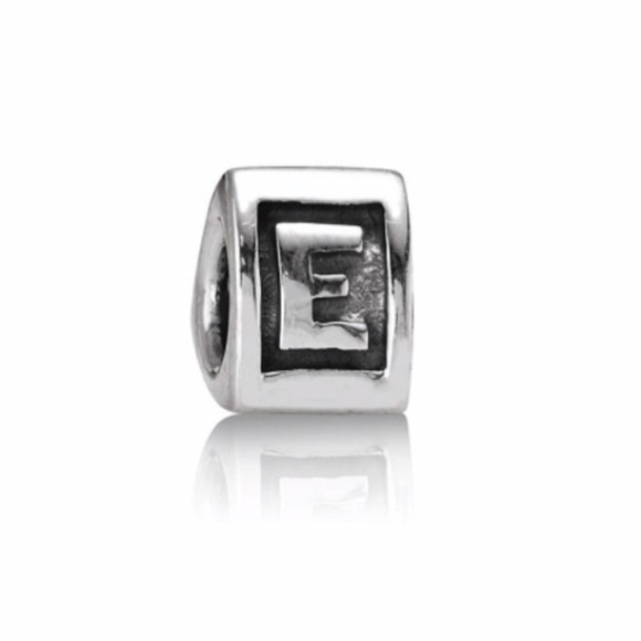 Pandora Jewellery South Africa Retired Sterling Silver Alphabet Bead Letter E